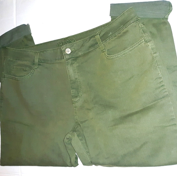 NEW ARIZONA JEAN Co Jr Plus Women's Green A - Picture 5 of 16